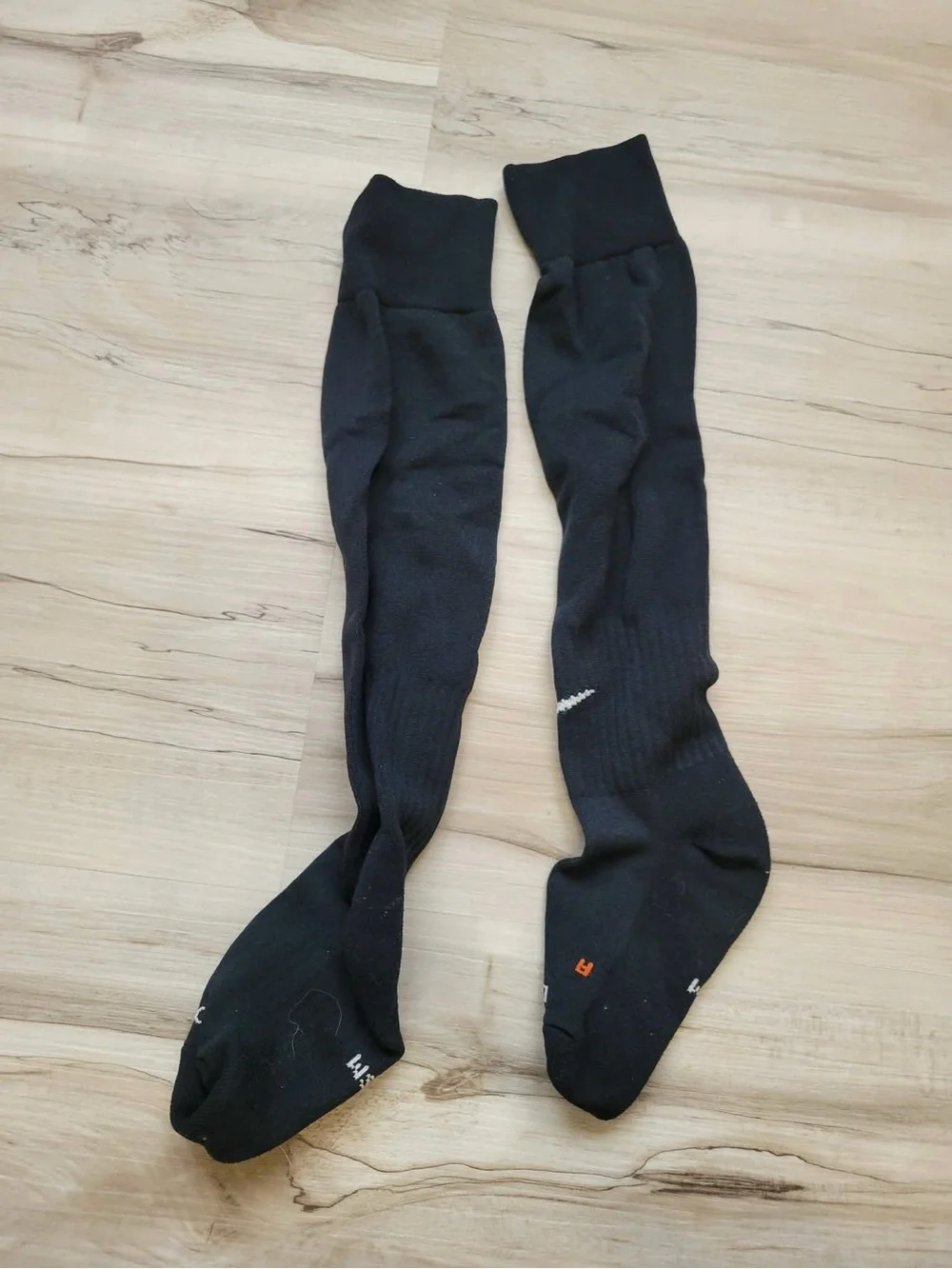 Nike Black Knee-High Athletic Socks (Soccer)